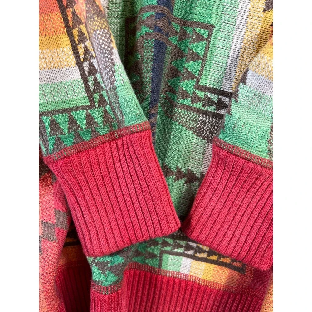 Vintage Polo Ralph Lauren Cardigan Sweater Womens XL Aztec Southwestern NWT* - Picture 7 of 10